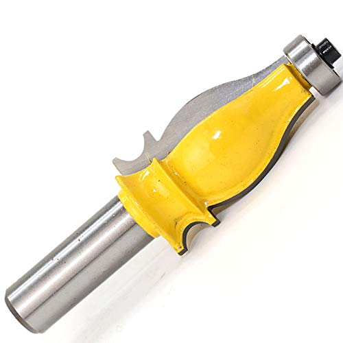 Kunllp One Color 1Pc Architectural Molding Router Bit - 12" Shank Tenon Cutter For Woodworking Tools