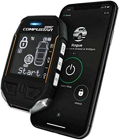 Miniatura 2 de Compustar RFX-2WT12-SS 3 millas 2 vías LCD RF control remoto + DR-X1 LTE Drone Mobile