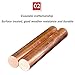 Copper round bar, Copper Rod 99.9% T2 Solid Round Bar 500mm Conductive Metal Stock for Electrical Craft Machining DIY Industrial Use(3.5mm)