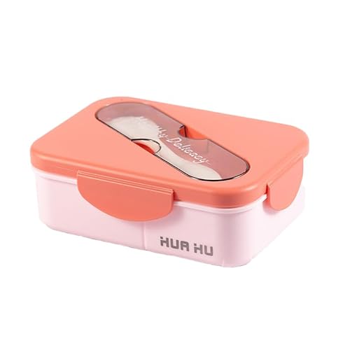 Coipe サラリーマンのお弁当箱学生のお弁当箱プラスチックの大容量食器付きの昼食軽い電子レンジの分格の多格密封して衛生的です