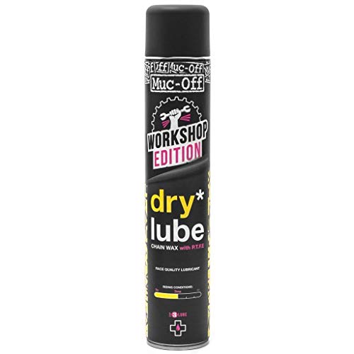 Mucoff, Muc-Off Dry Ptfe Chain Lube Workshop (Lubrificante Catena Spray Versione 750Ml) Cod. 946 Unisex Adulto, Nero, Unica