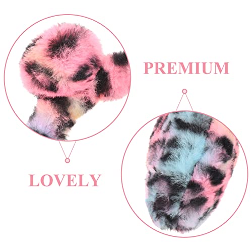 Adorable Earmuffs for Boys and Girls Soft Ear Foldable Ear Warmers for Outdoor Use for Girls Cute Leopard Print4