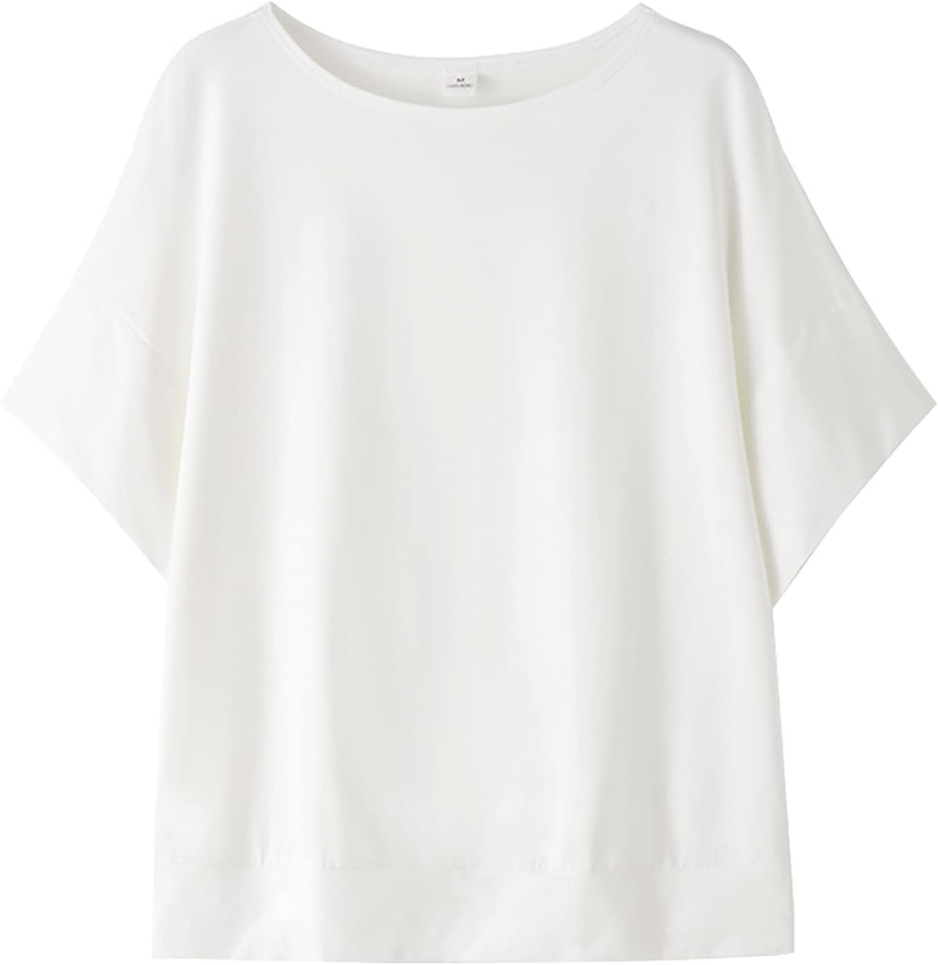 [Blostirno] レディース Tシャツ：春夏に活躍する快適ドルマンスリーブトップス