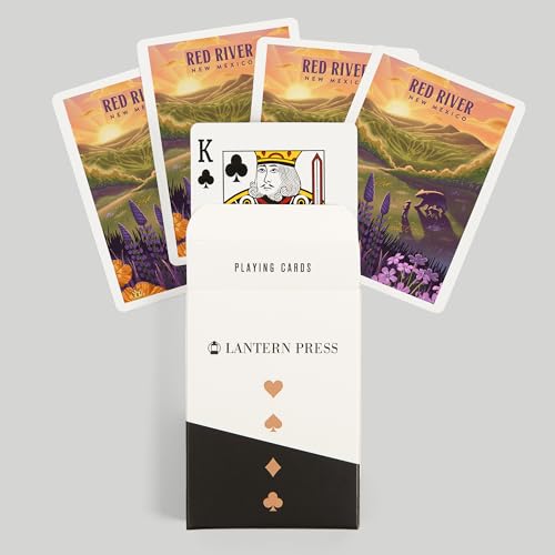 Baraja de Poker Lantern Press 52 Cartas Papel miniatura 6