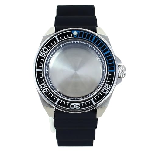 [X] 43.8mmP[X 316LXeXX`[vp[c Xgbv Tt@CA NH35 NH36 NH34[ug 28.5mmp vP[X(Black chapter ring 3)