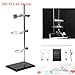Produktbild DiLiBee 50cm Labor Stativ Platte Stab Klemme Reifen Klemme Muffe Kühlerhalter Eisen Set Lab Destillierständer Zubehör Experiment Flasche Röhrenklemmhalterung