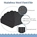HayEastdor 40PCS Pedicure Foot File Replacement Pads for Stainless Steel Foot File 100Grit and 180Grit Foot Rasp Refills Set HE059