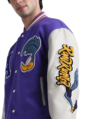 Image of Jack & Jones Stand Collar Varsity Jacket
