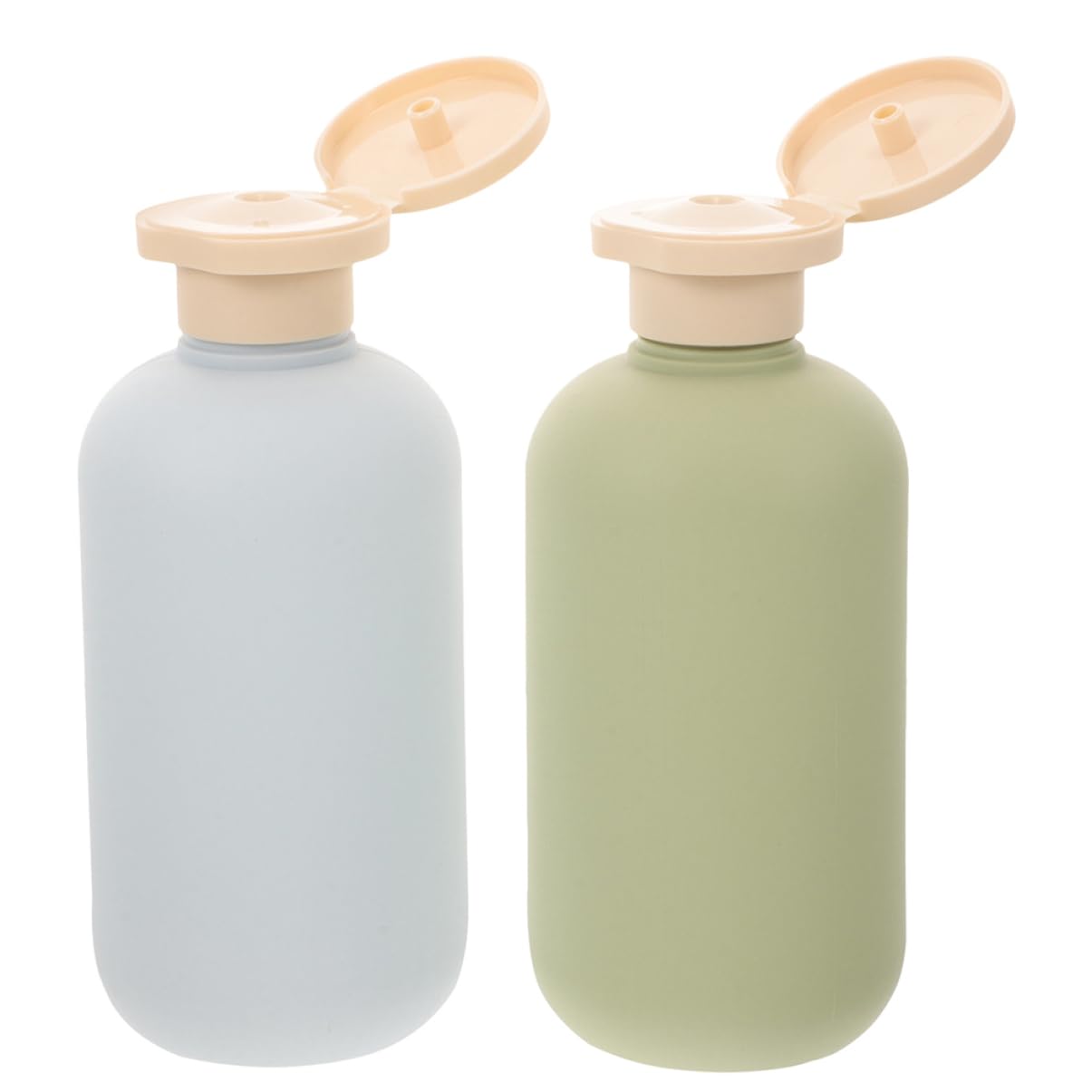 Beaupretty Bouteilles Rechargeables 2 PièCes Pour Shampooing Et Lotion Flacons De Voyage Compacts En Plastique Avec Bouchon À Rabat ÉTanche Conteneurs Pratiques Pour Soins Personnels