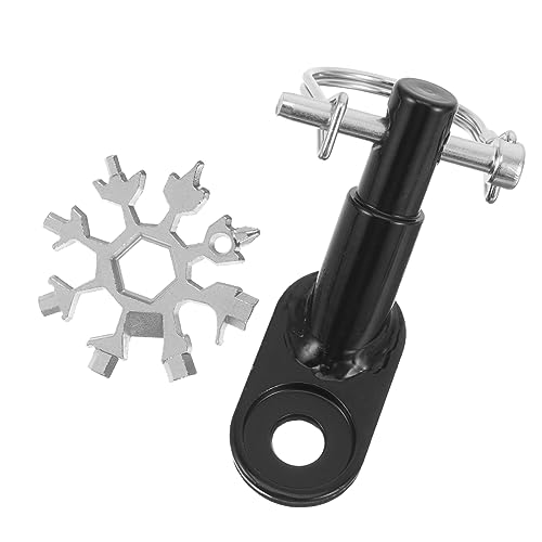 Balacoo Iron Material Bike Trailer Hitch Connector Easy Replacement for Bike Wagon Attachment