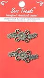 SEW Trendz Metal Frogs Button Sew On Closures Clasp Clip Hook & Eye Sewing...