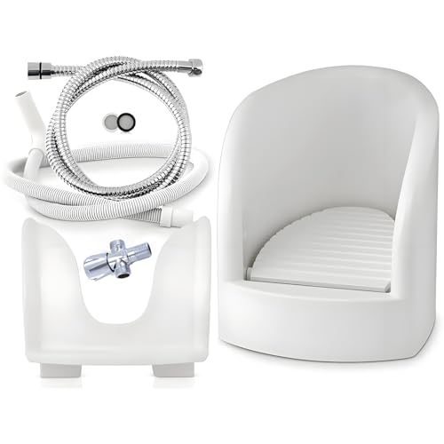 Lavador de pies con spray y pedal resistente a 90°C