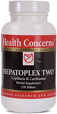 Health Concerns - Hepatoplex Two - Chinese Herbal Supplement - Liver Health Support - with Capillaris Herb - 270 Count