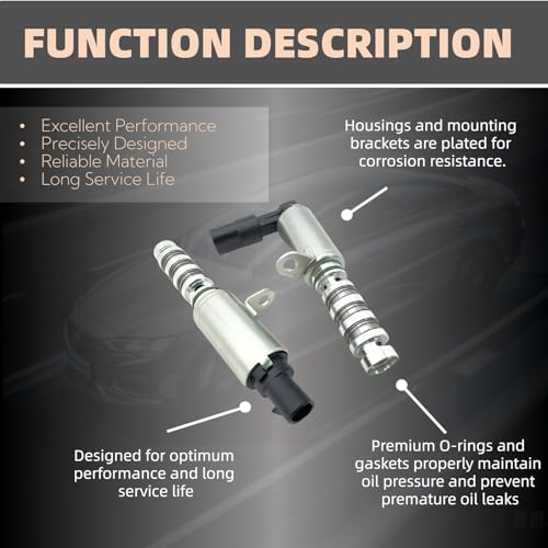 image for YOSTIPARTS Engine Variable Valve Timing Solenoid VVT 2-pc Intake Exhau