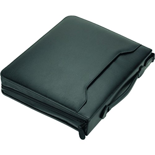 ALASSIO Serviette classeur AREZZO A4 cuir noir de prestige durable