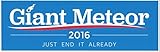 Giant Meteor 2016 Car Magnet