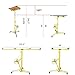 Drywall Lift Panel Hoist,Max 16Ft Sheetrock Cabinet Jack Lifts,Drywall Lifter and Rolling Caster Wheels,Lockable Construction Carrying Tools,16',Yellow