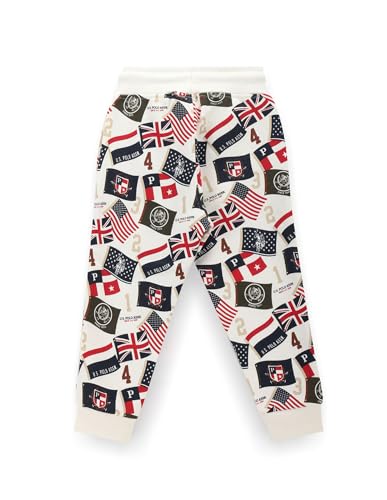 Image of U.S. POLO ASSN. Kids Regular fit Boys Cotton Track Pants