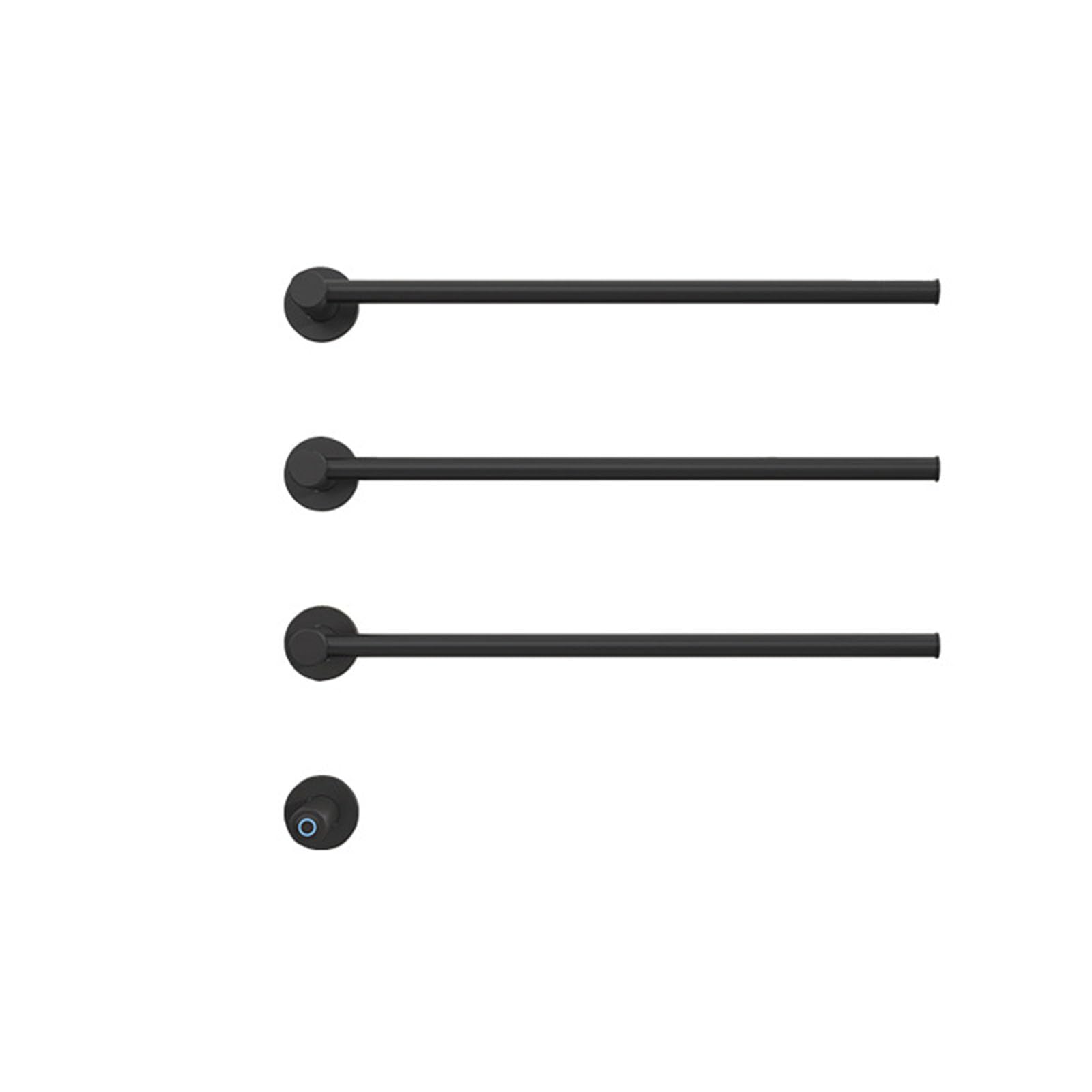 Toallero calefactable de pared con calentamiento rápido y tres niveles de secado térmico