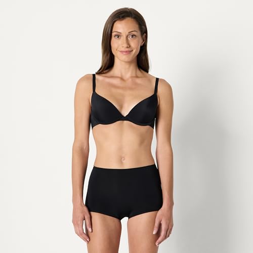 Image of Amazon Essentials Women's Microfiber Lined Wired Scoop Bra