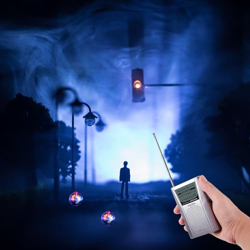Saillong 2 Kit de Caza de Fantasmas con Radio AM FM y Bola LED miniatura 6