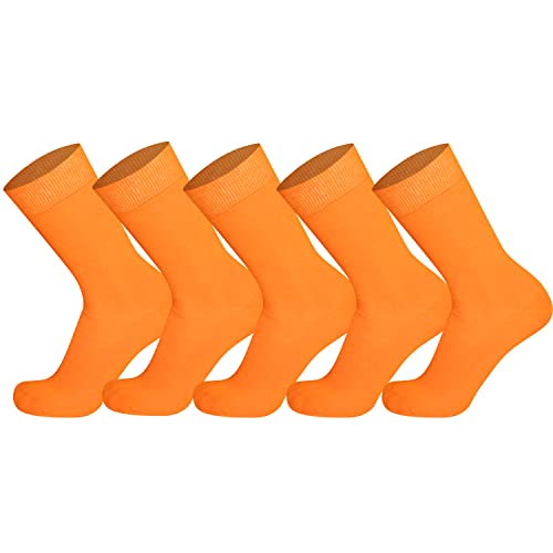 Image of Mysocks Unisex Extra Fine Combed Cotton Crew Socks |5 Pairs Set | Seamless Toe | Make Your Steps Enjoyable