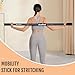 Wooden Yoga Stick,5 Ft Mobility Stick,Adjustable Stretching Stick,Portable Splicable Exercise Stick,Exercise Pole For Balance,Flexibility And Mobility,Stretch Stick,Stick Mobility Training Stick