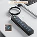 7 Ports USB Hub 3.0 - iDsonix USB 3.0 Hub 5Gbps Splitter Multiport Adapter, USB Hub Extender for PC, Laptop, Flash Drive, Mobile HDD, Windows/XPS, 1.64Ft（50cm）
