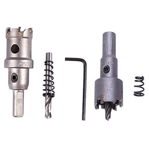 Broca para metal con punta de carburo 21mm y 25mm miniatura 1