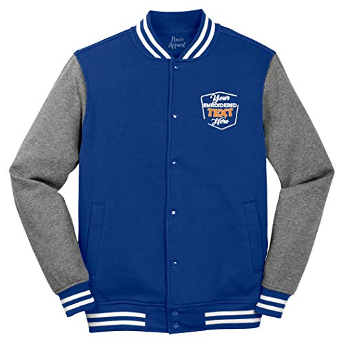 NACRE APPAREL Personalized Embroidered Fleece Jacket for Men Custom Add Your Text Cozy Jacket3