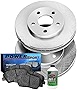 Power Sport Front Brakes and Rotors Kit |Front Brake Pads| Brake Rotors and Pads|Ceramic Brake Pads and Rotors BLB1.67014.02