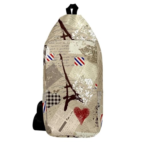 Mochila de viaje para hombres y mujeres bolsa de hombro cruzada de senderismo multicolor