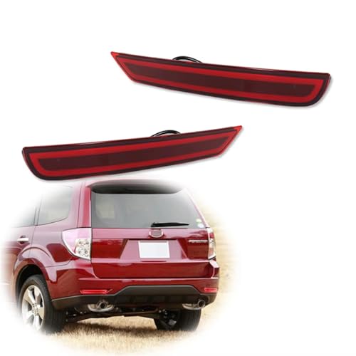 Réflecteur de pare-chocs arrière Subaru Forester 08-18 rouge