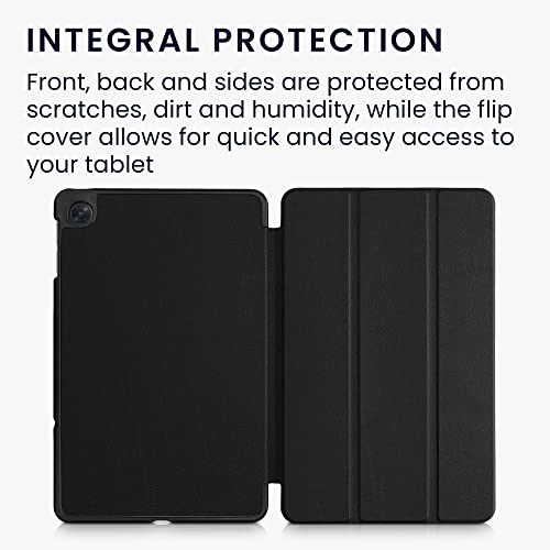 kwmobile Case Compatible with Oppo Pad Air - PU Leather Smart Cover Protective Tablet Case with Stand - Black - Image 4
