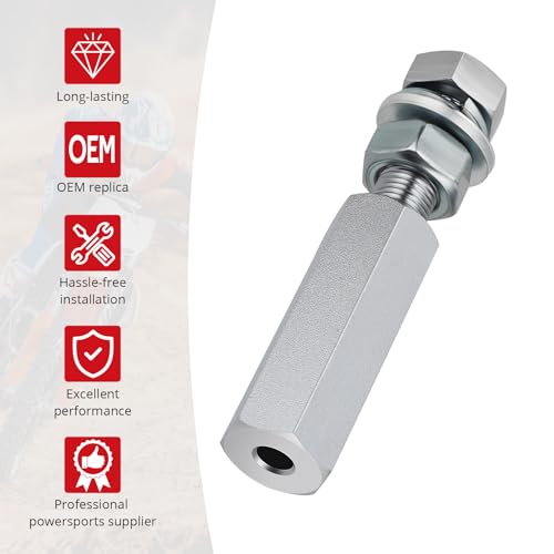 Image of JAVIK Quick Release Flag Pole Holder Silver Hold 1 /4'' Flag Poles Compatible with All ATV UTV Motorcycle Dirt Bike All Year