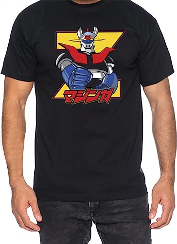 RUBBER DUCK Camiseta Mazinger Z Hombre de algodón Suave y cómodo! Demuestra tu Amor por Este clásico Anime japonés con un diseño Exclusivo Cualquier ocasión Casual o como Regalo de Mazinger Z (M)