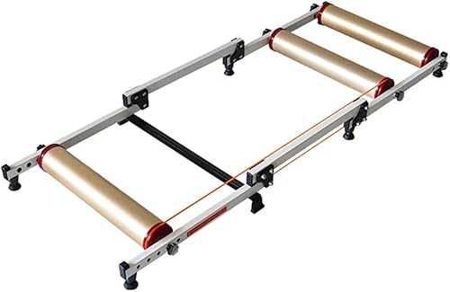 700C - Entrenador de rodillos para bicicleta de carretera, ajustable para bicicleta de montaña de 24 a 27.5 pulgadas, entrenador de bicicleta de