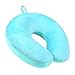 BOYANN Oreiller de Voyage en Microbilles avec Housse Spandex Coussin Camping Ergonomiques pour la Nuque, Vert