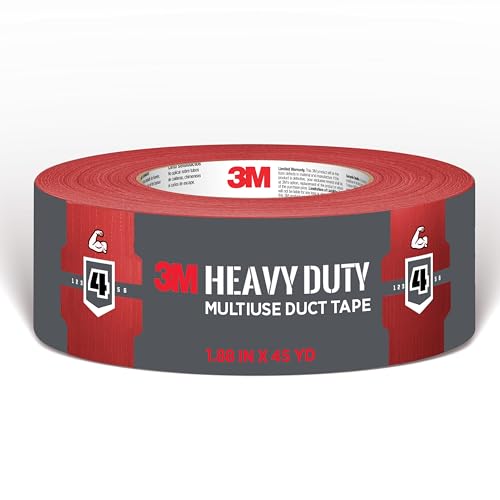 Image of 3M Red Duct Tape, 1.88in x 45yd, 1 Roll, Heavy Duty Multi-Surface (2145-RD)