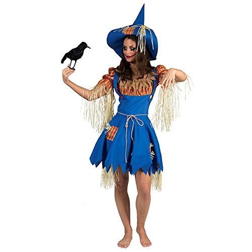 Funny Fashion Vogelscheuchen Frau Olivia Kleid Hut Strohpuppe Mottoparty Garten (36/38)