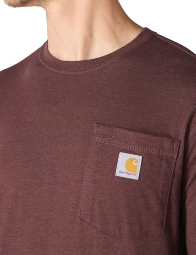 Image of Carhartt Men's Force Relaxed Fit Midweight Long-Sleeve Pocket T-Shirt