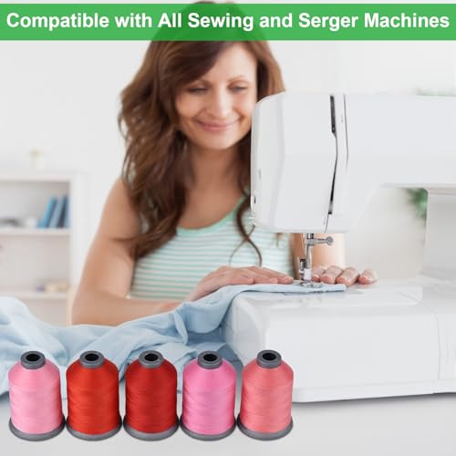 Hilo de coser de poliéster Simthread 62 colores, 765 yd cada uno miniatura 2