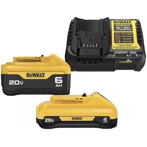 DeWalt DCB246CK 20-Volt Max Lithium-Ion Battery Compact Starter Kit