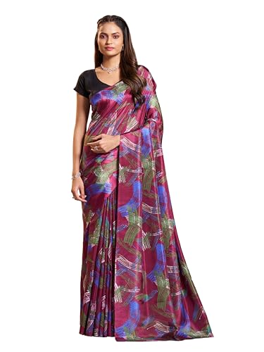 Image of Garden Vareli Art Silk Abstract Print Saree