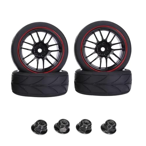 RCJ[pzC[ For Redcat For HPI For Tamiya For HSP 144001 94123 94122 CS 4PCS 65mm 1/10 I[h^CzC[ 12mmZpnu RCJ[p[cp