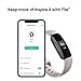 Fitbit Inspire 2 Health & Fitness Tracker with a Free 1-Year Premium Trial, 24/7 Heart Rate, Lunar White, One Size (S & L Bands Included)