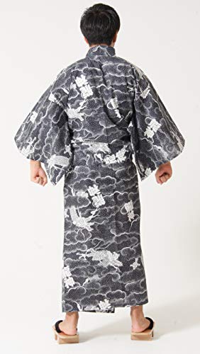 Image of Dita Tokyoin Traditional Made In Japan Cotton Yukata Robe (Japanese Pajama Kimono) Easy Wearing set2