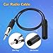 BLTIATLE Car Radio Antenna Extension Cable 10 FT Car FM AM Radio Car Antenna Extension Cable Cord DIN Plug Connector RG174 Coaxial Cable for Vehicle Truck Car Stereo Head Unit CD Media Receiver Player