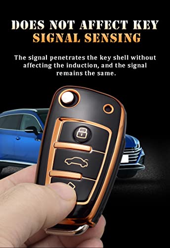 HIBEYO Custodia per chiave auto a scatto adatta