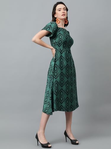 Image of KOTTY Women's Fit and Flare Multicolor Dress